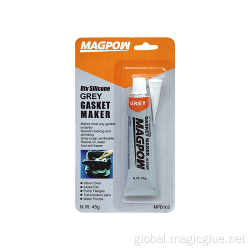 Acetic Gasket Maker RTV Gasket Maker Tube Packing Grey Color Supplier